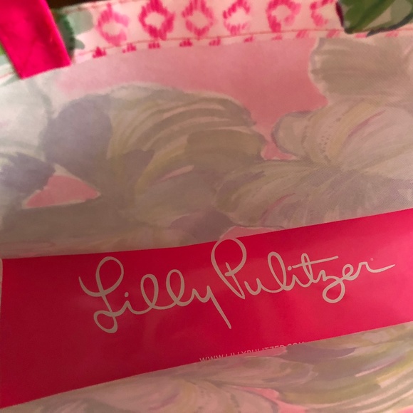 Lilly Pulitzer Jumbo Reusable Shopper Tote - Picture 16 of 16